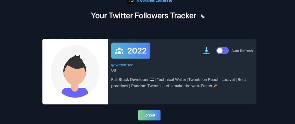 Twitter Followers Realtime Tracker